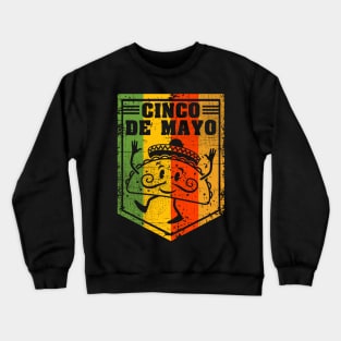 Cinco de Mayo Dancing Taco Crewneck Sweatshirt